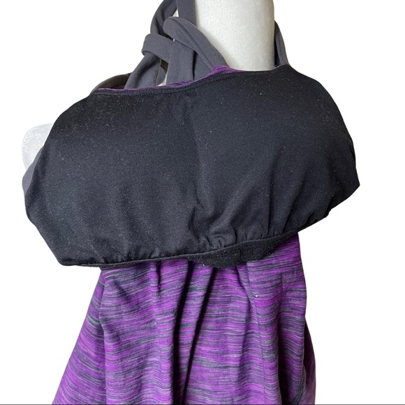 Lucy Athletic Purple Space Dye Strappy Athleisure size S - Picture 6 of 7